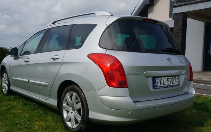 Peugeot 308 cena 21900 przebieg: 190000, rok produkcji 2013 z Koło małe 29